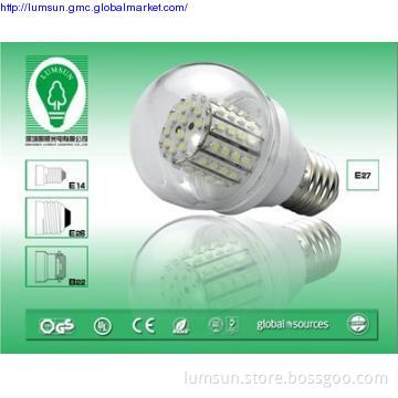 E27/E14/E26/B22 6W LED Bulbs